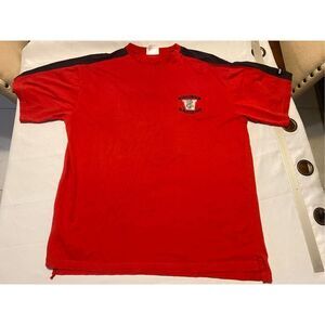 Vintage Wisconsin Badgers Shirt Mens 2XL Red Puma Athletic Embroidered College